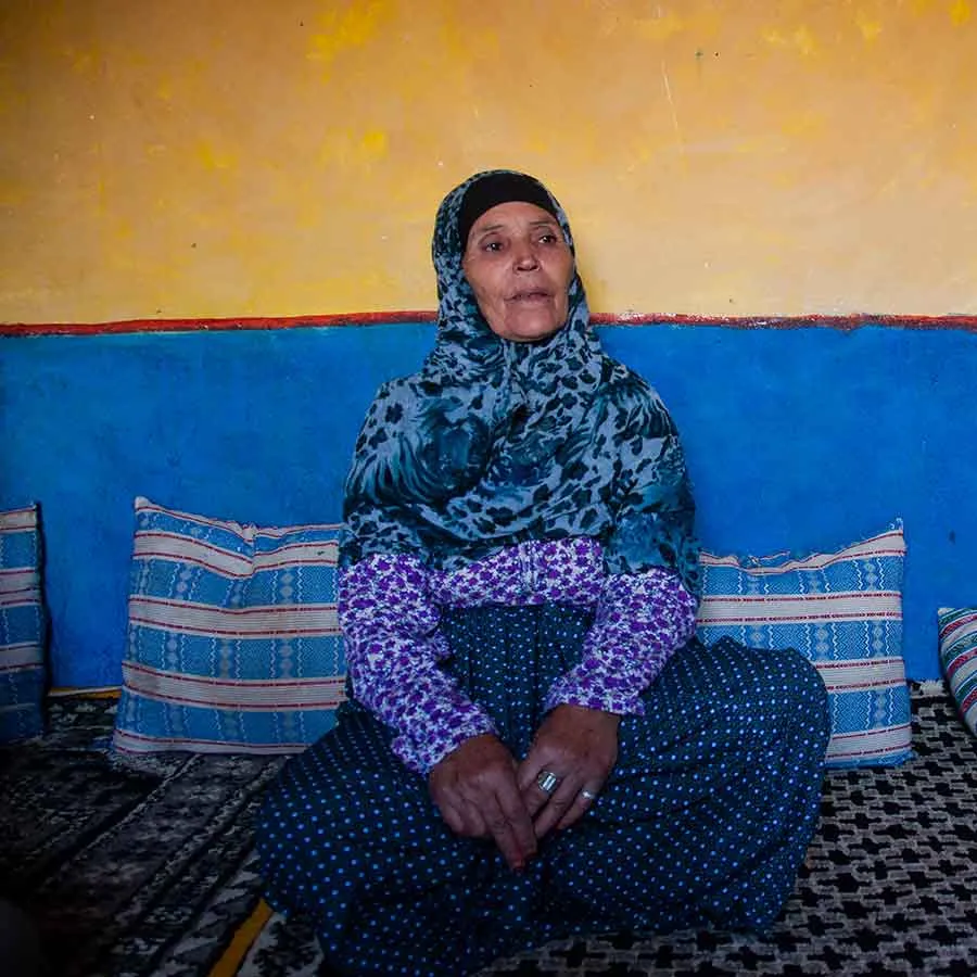 Fadma Aït Hmam, peintre amazighe