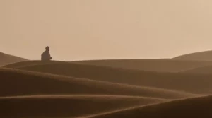 Solitude dans le désert - Par A. Azizi