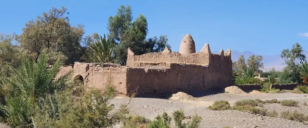 Mausolée dans la palmeraie de Skoura