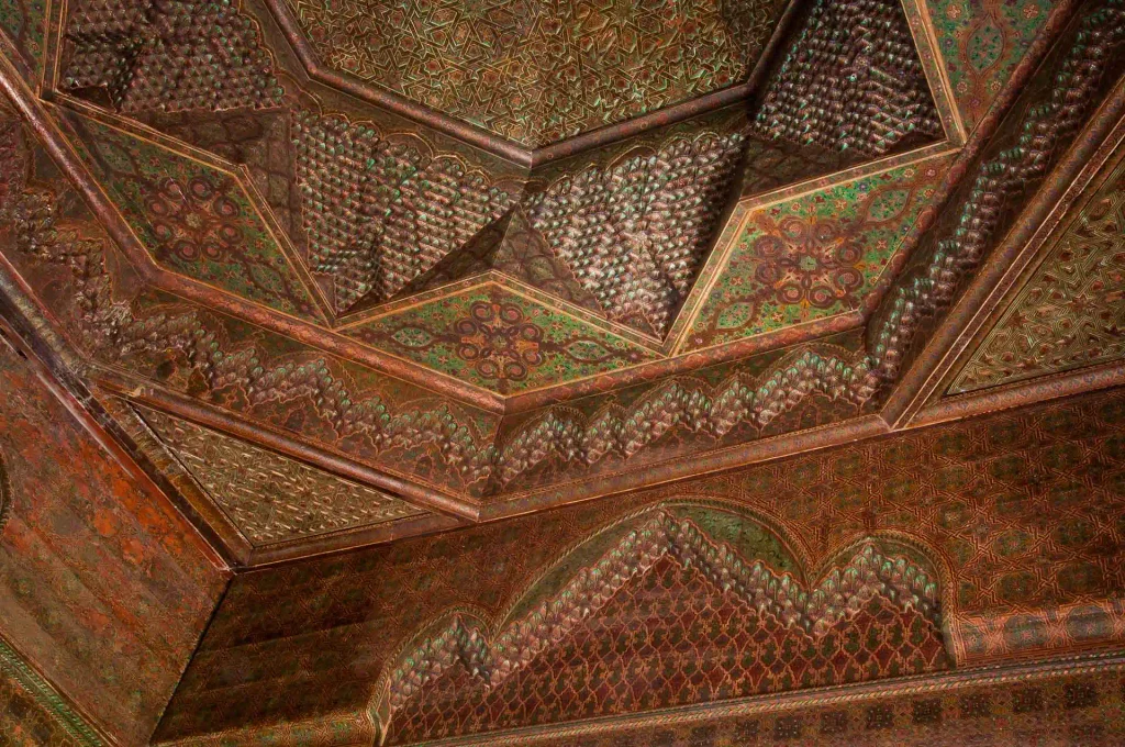 Décoration de plafond à la casbah de Telouet - Par A. Azizi