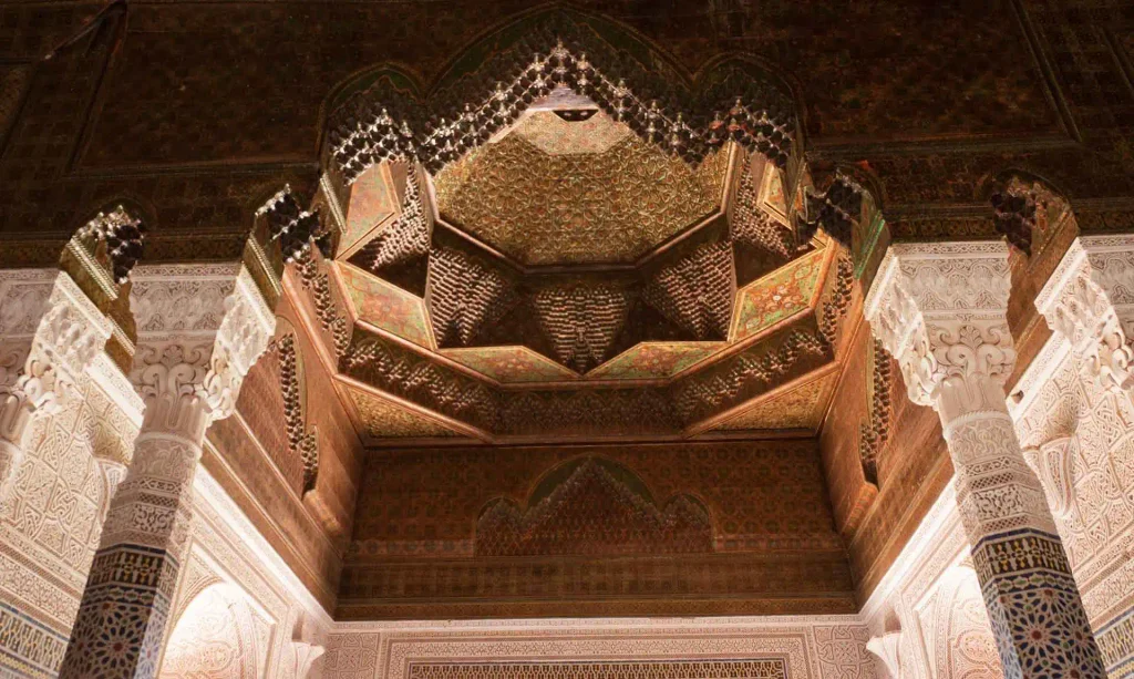Décoration de plafond à la casbah de Telouet - Par A. Azizi