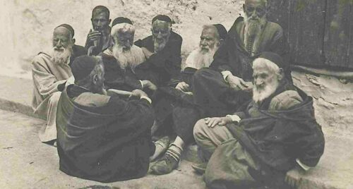Réunion de juifs du Maghreb
