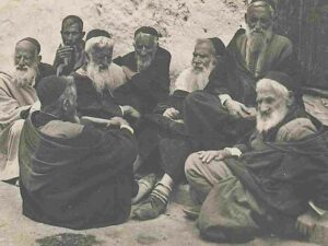 Réunion de juifs du Maghreb
