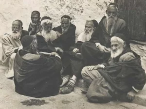 Réunion de juifs au Maghreb