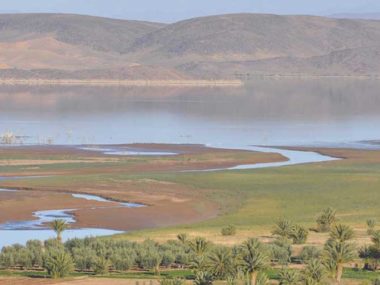Le lac de Ouarzazate
