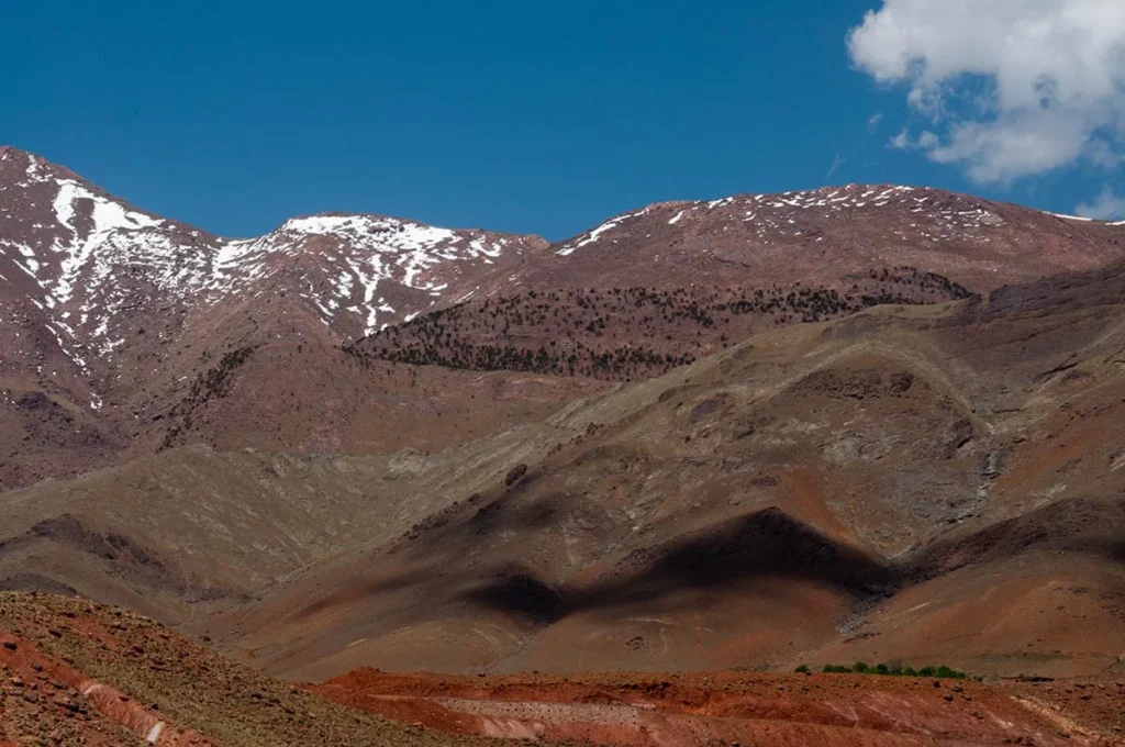Les montagnes de l'Atlas près de Telouet