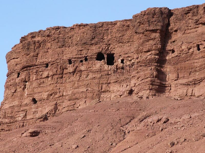 Les grottes de Tazakhte près d'Ouarzazate
