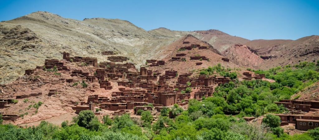 Village au sud-est du Maroc