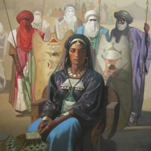 La Reine Tin Hinan, œuvre de Hocine Ziani