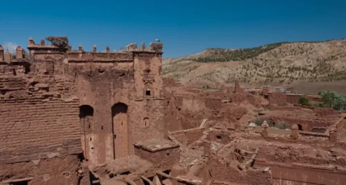 La casbah de Telouet en ruines