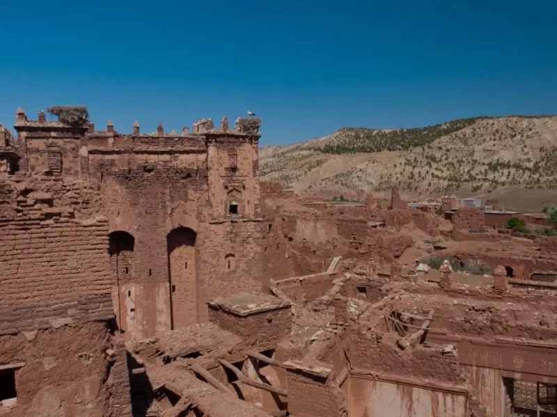 La casbah de Telouet en ruines