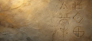 Inscription Tifinagh sur pierre