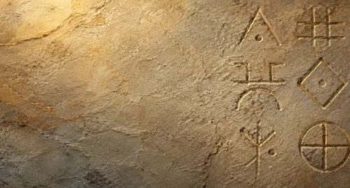 Inscription Tifinagh sur pierre