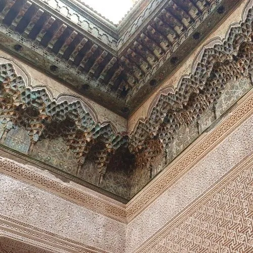 Les plafonds de la kasbah de Telouet - Par E. Anglade