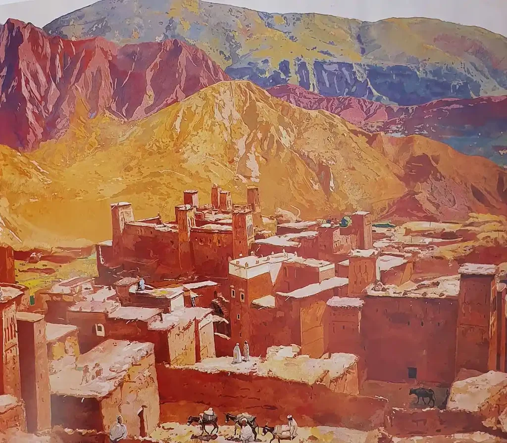 Kasbah de l’Atlas par Jacques Majorelle – 1939