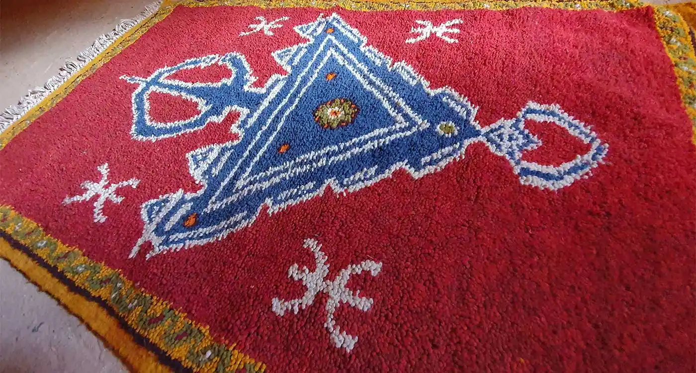 Berber carpet from the Ouarzazate region