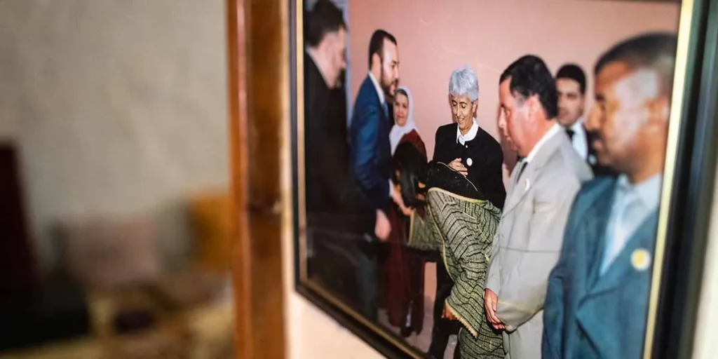 Sister Francesca with King Mohammed VI at Ouarzazate’s Horizon association for people with disabilities