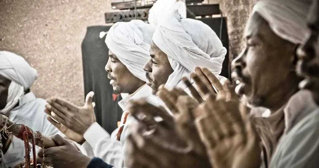 Gnawa musicians from Khamlia
