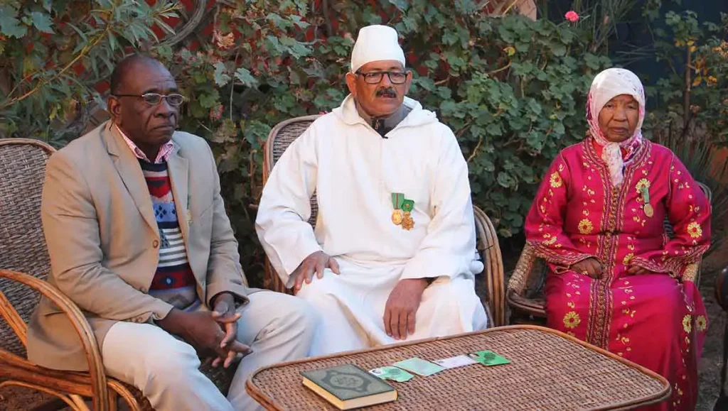 Mouloud Jghou, Abderrahmane Moussa and Fatoma Ghouate brought together for Sudestmaroc.com.