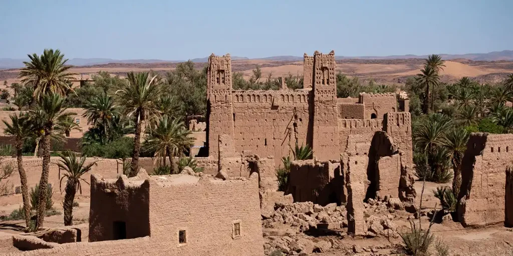 Abandoned dwelling in Skoura Oasis