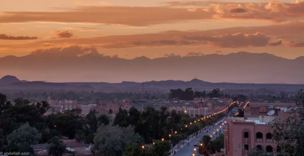 Ouarzazate la nuit - Par A. Azizi