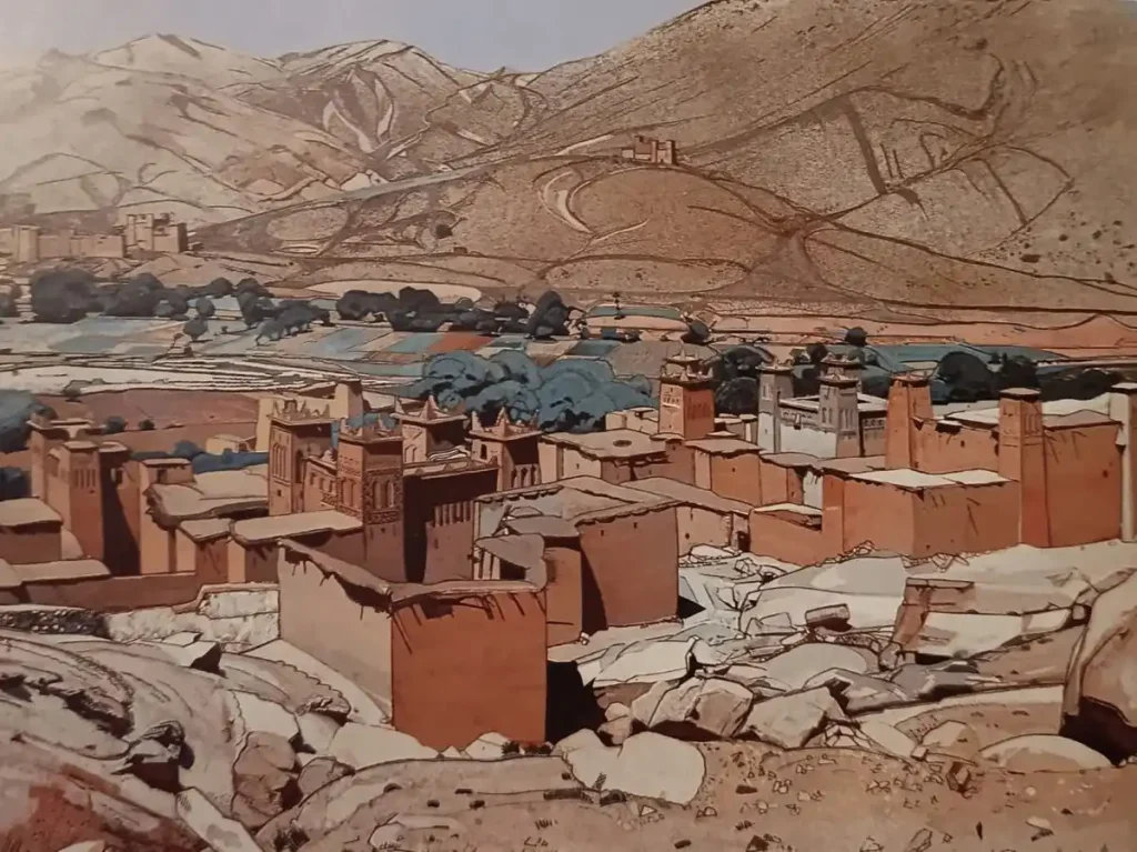 Irounen, Vallée d'Ounila - Le village abandonné - 1928