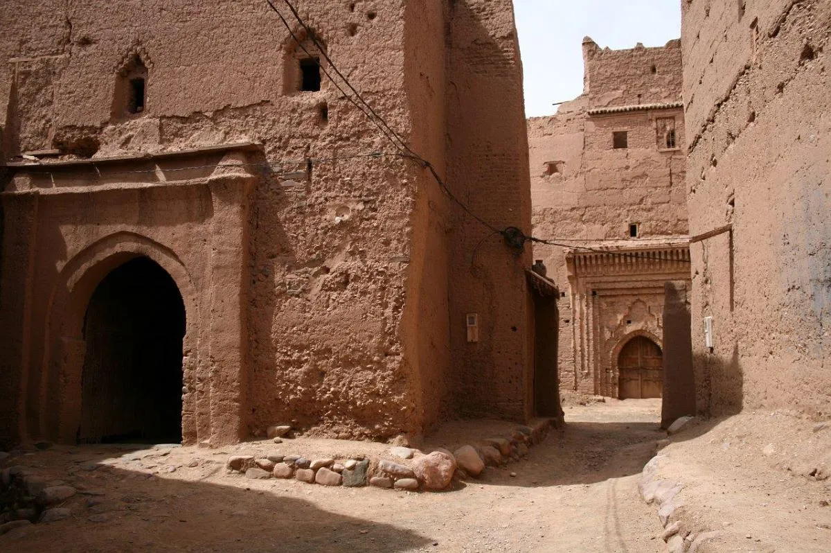 Lanes of the ksar of Tamnougalt