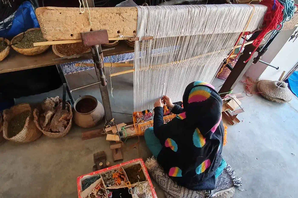 Craftswoman from Tazenakhte