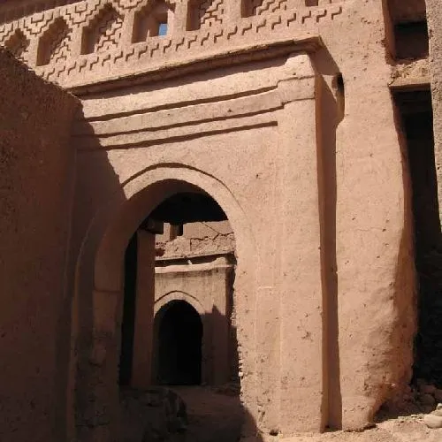 Detail of the ksar of Tamnougalt