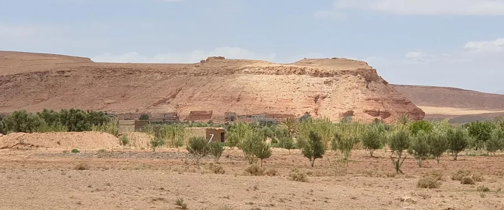 The ruins of Tasgedlt as they stand today in Tadula, near Ouarzazate