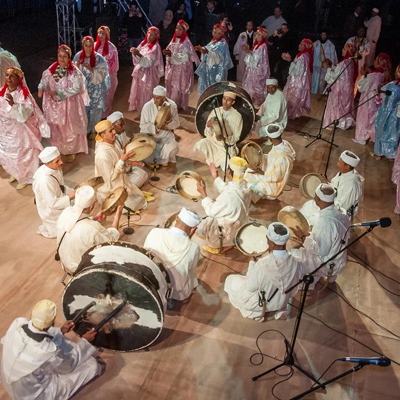 Les instruments d'Ahwach - Crédit : A. Azizi
