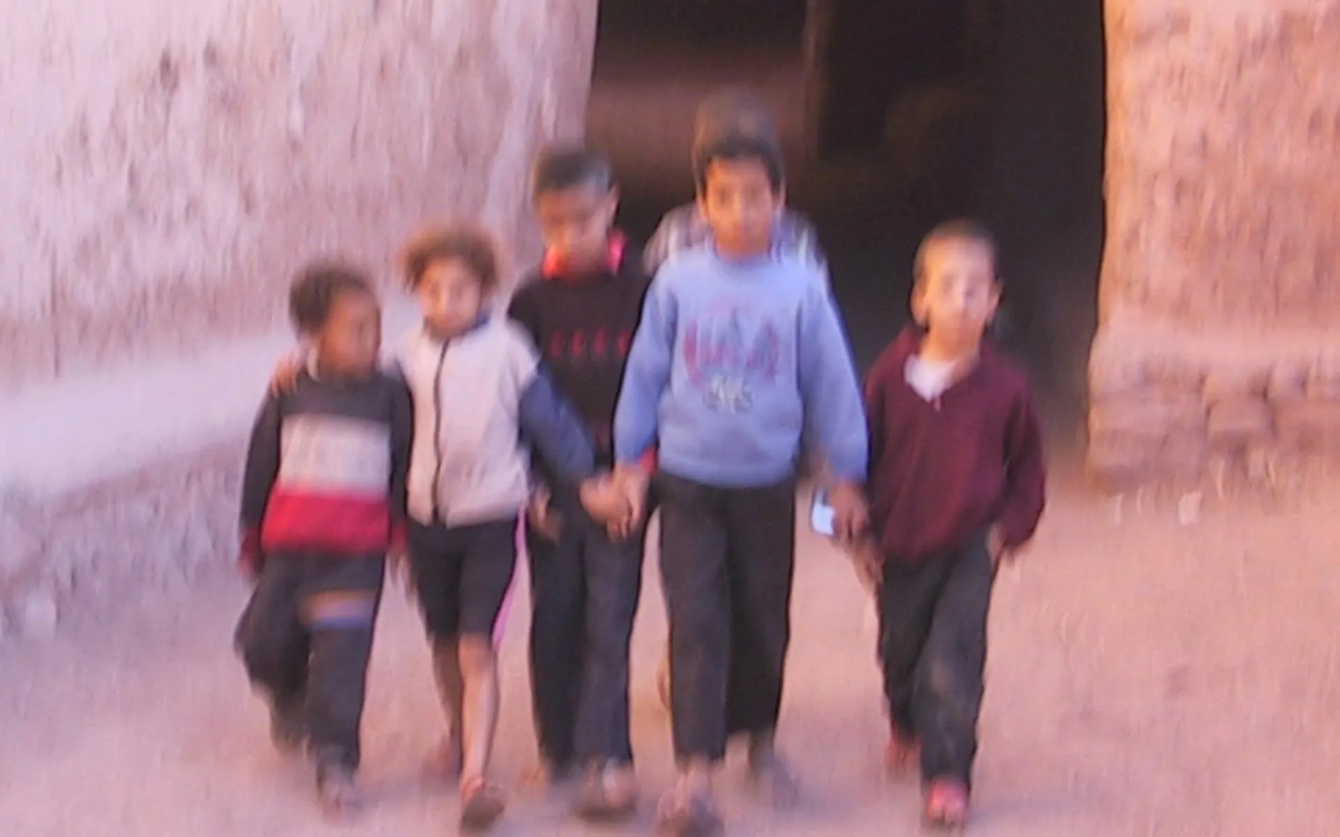 Children in the Kasbah of Taourirt, Ouarzazate, around 2000