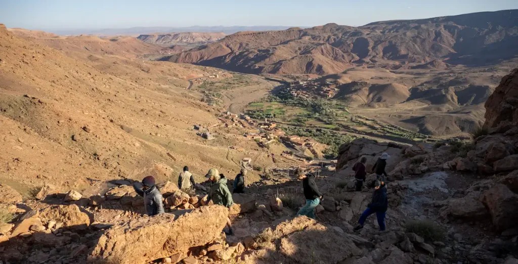 Hiking activity at the Irocha guesthouse