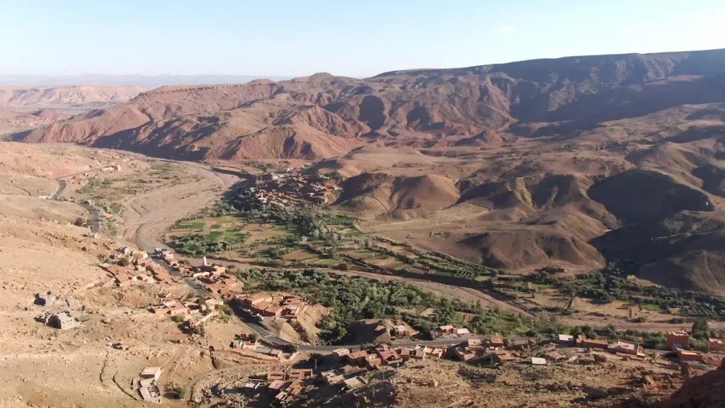 The Imini Valley and the Irocha guesthouse