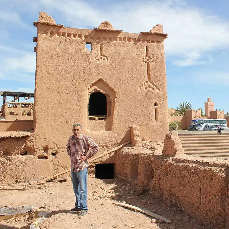 Mohamed Boussalh, director of CERKAS, Ouarzazate, May 2014. Photo: sudestmaroc.com.