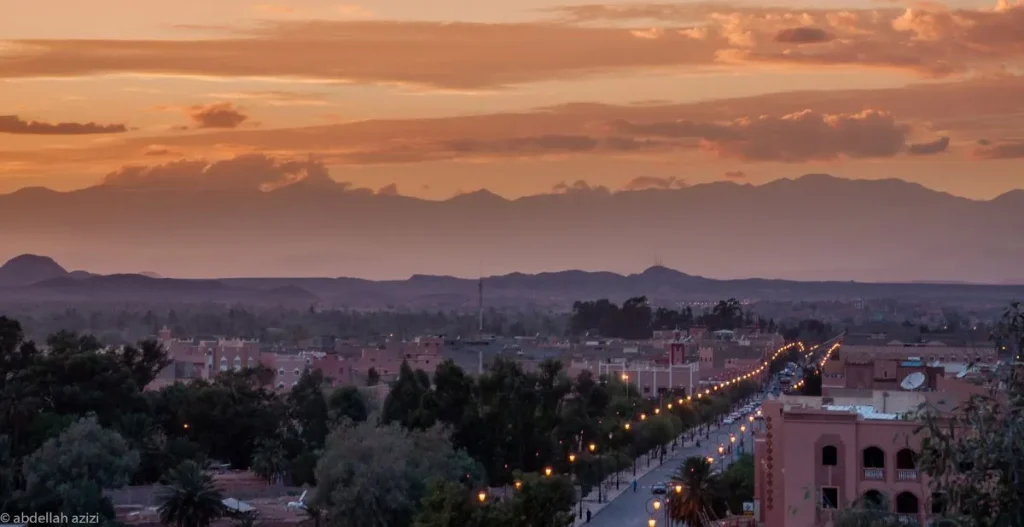 Ouarzazate by night — Photo A. Azizi
