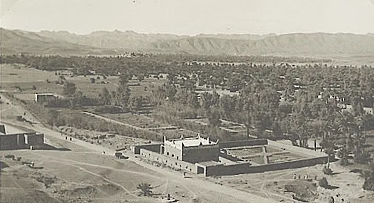 The Drâa Valley seen from the Redoubt — 1936