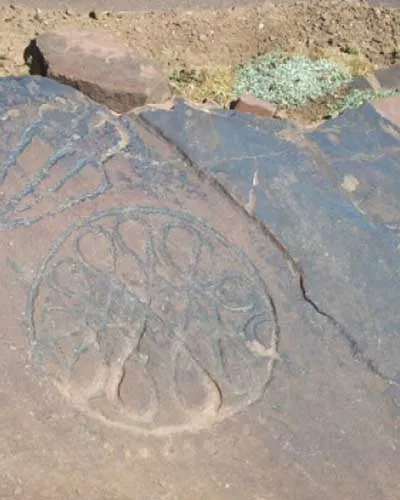 Rock engravings at the Igountar site, near Oukaïmeden
Source: prehistoire-du-maroc.com