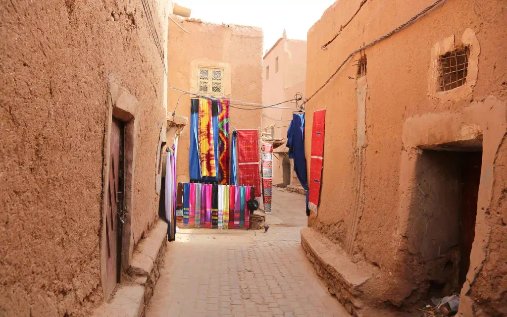 A bazaar in Taourirte