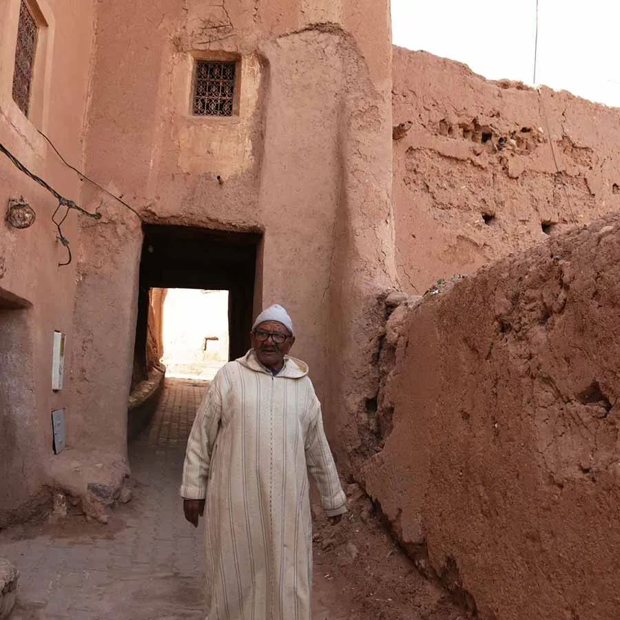 A former resident of the Taourirte kasbah