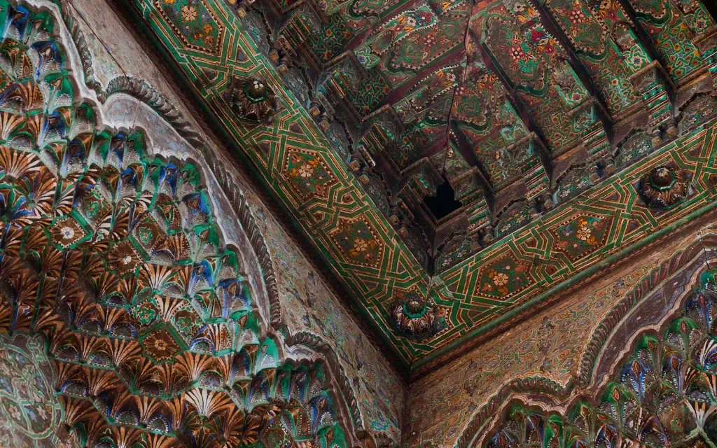 Handcrafted decoration in the kasbah of Telouet – By A. Azizi