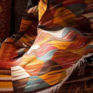 Tapis dans le Sud-Est Maroc