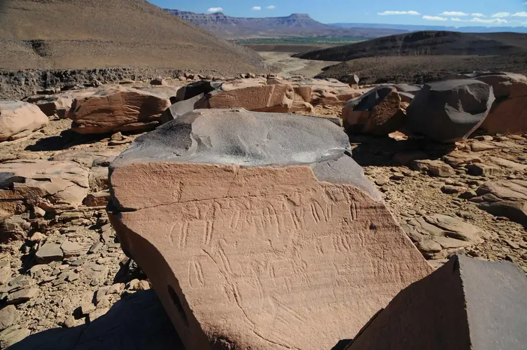 Foum Chenna rock art site near Zagora