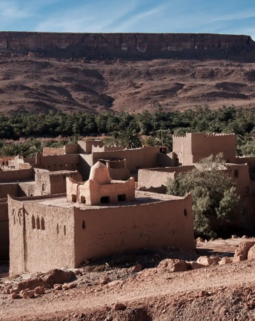 Vieille maison dans les environs d'Errachidia