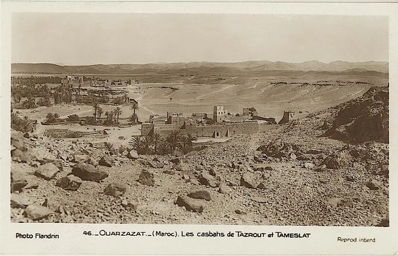 The kasbah of Telmasla in days gone by